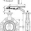 Nodular Cast Iron Tomoe Butterfly Valve for Food | KP-1062 SEP